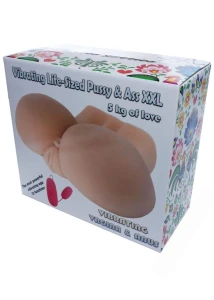 Masażer Wibrujący Life-Sized Podwójny Stroker XXL z wibracjami - 13