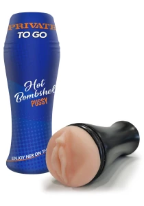 Private Hot Bombshell kompaktowy masażer z realistyczną teksturą