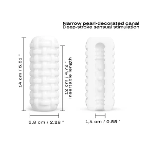 DORCEL CUP masażer z wąskim kanałem i perełkami - 4
