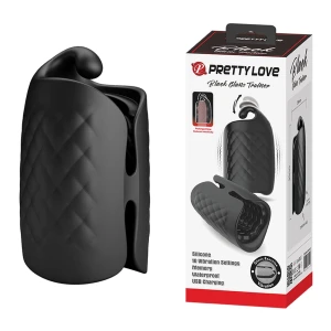 Pretty Love Black Glans Trainer - wibrujący masażer - 1