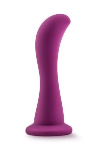 TEMPTASIA dildo z przyssawką do stymulacji prostaty – 15,8 cm, śliwkowe, ultra miękkie - 2