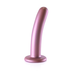 Ouch! dildo z przyssawką – 14,5 cm, metaliczne, ultra miękkie - 7