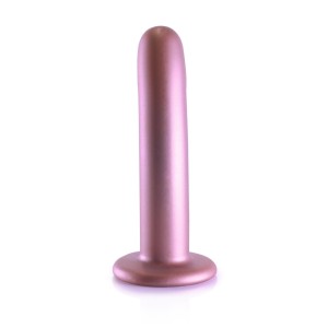 Ouch! dildo z przyssawką – 14,5 cm, metaliczne, ultra miękkie - 8