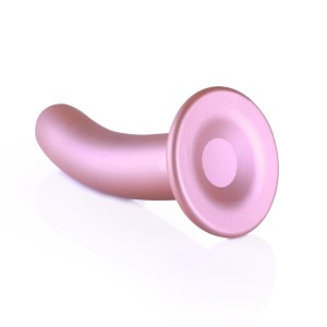 Ouch! dildo z przyssawką – 14,5 cm, metaliczne, ultra miękkie - 9