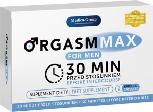 OrgasmMax for Men tabletki na potencję, naturalne składniki – 2 kapsułki - 1