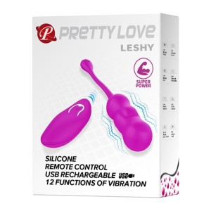 Pretty Love wibrujące jajko – 12 funkcji, zdalne sterowanie, silikonowe - 9