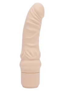 Silicone wibrator punktu G mocne wibracje - jasny odcień - 1