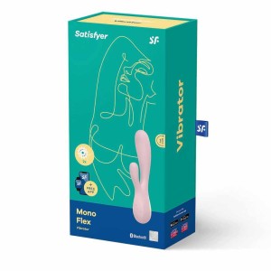 Satisfyer Mono Flex - wibrator sterowany telefonem różowy - 4