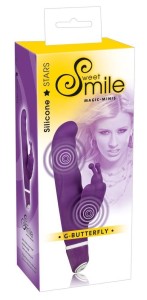 Smile wibrator łechtaczki 7 trybów wibracji - motylkowy design - 1