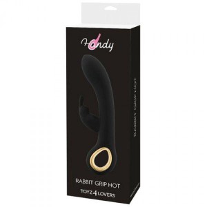Vibratore wibrator łechtaczki podwójne silniki – czarny, wodoodporny - 1