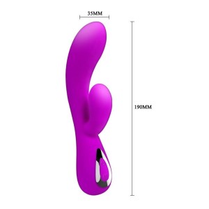PRETTY LOVE wibrator punktu G podwójne silniki - USB ładowanie - 6