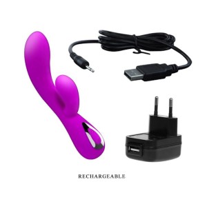 PRETTY LOVE wibrator punktu G podwójne silniki - USB ładowanie - 8