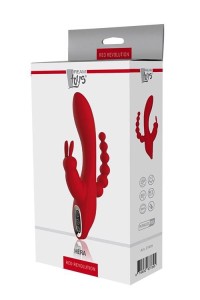 RED REVOLUTION wibrator łechtaczki mocne wibracje - wygięty trzon - 1