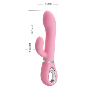 Pretty Love wibrator punktu G 12 wibracji - różowy USB - 6