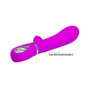 Pretty Love wibrator punktu G 7 funkcji - fioletowy USB - 6