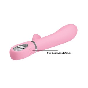 Pretty Love wibrator punktu G 7 funkcji - różowy USB - 7