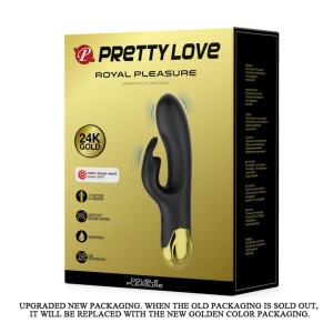 Pretty Love wibrator łechtaczki inteligentna pamięć - złote pokrycie - 6