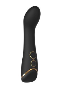 Dream Toys wibrator punktu G mocny silnik - czarny ze złotymi akcentami - 2
