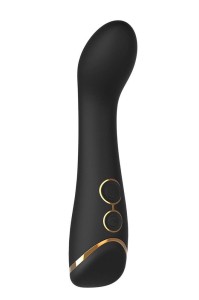 Dream Toys wibrator punktu G mocny silnik - czarny ze złotymi akcentami - 3