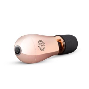 Rosy Gold mini wibrator kompaktowy - różowy i czarny - 2