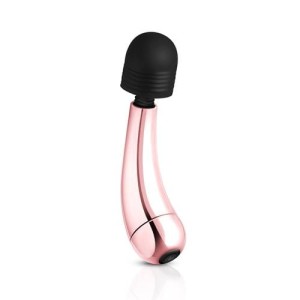 Rosy Gold mini wibrator kompaktowy - ergonomiczny złoty - 1