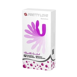 Pretty Love wibrator punktu G elastyczny z 12 funkcjami - USB - 1