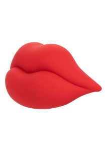Muah mini wibrator kompaktowy - czerwony lip massager - 3