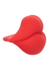 Muah mini wibrator kompaktowy - czerwony lip massager - 4