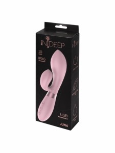 Indeep wibrator łechtaczki 10 trybów – różowy, USB ładowanie - 4