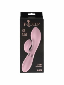 Indeep wibrator łechtaczki 10 trybów – różowy, USB ładowanie - 5