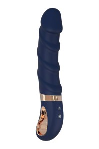 Goddess Collection wibrator punktu G z funkcją grzania - ciemnoniebieski - 2