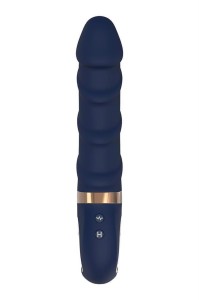 Goddess Collection wibrator punktu G z funkcją grzania - ciemnoniebieski - 4