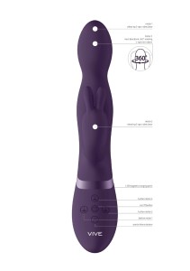 Niva wibrator łechtaczki 360° z funkcją orgazmu – fioletowy - 5