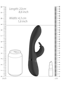 Cato wibrator łechtaczki z funkcją orgazmu – czarny, wodoodporny - 12
