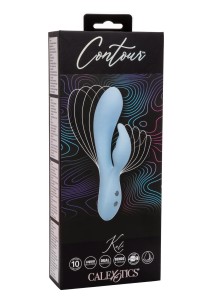 Contour wibrator łechtaczki 10 funkcji wibracji – niebieski - 2