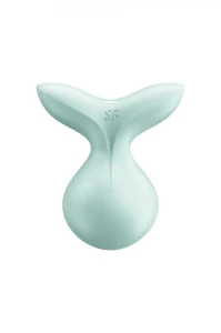 Satisfyer Viva La Vulva 3 - mini wibrator miętowy - 4