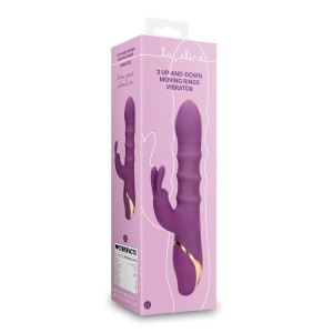 Loveline wibrator łechtaczki 3 pierścienie ruchome – intensywne orgazmy - 2