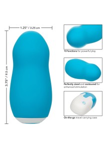 Sugar Dream mini wibrator wodoodporny - niebieski - 9