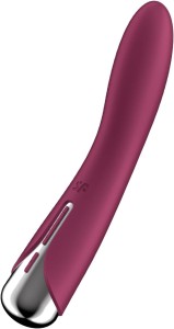 Satisfyer Spinning Vibe 1 - wibrator punktu G rotacyjny czerwony - 1