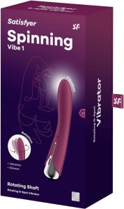 Satisfyer Spinning Vibe 1 - wibrator punktu G rotacyjny czerwony - 4