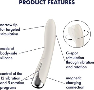 Satisfyer Spinning Vibe 1 - wibrator rotacyjny różowy - 3