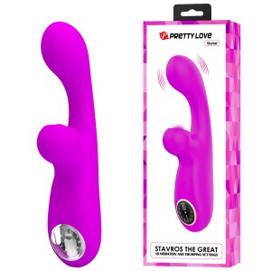 PRETTY LOVE - Skylar Purple, 10 vibration functions 9 speed levels 10 thumping functions - 1