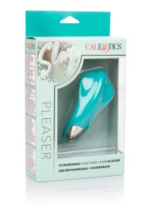 Slay wibrator łechtaczki 10 funkcji wibracji – Aqua - 2