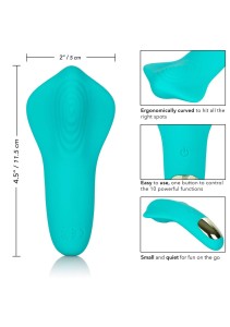 Slay wibrator łechtaczki 10 funkcji wibracji – Aqua - 8