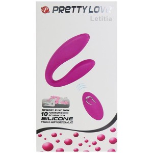 Pretty Love wibrator łechtaczki 10 funkcji - z pilotem USB - 1