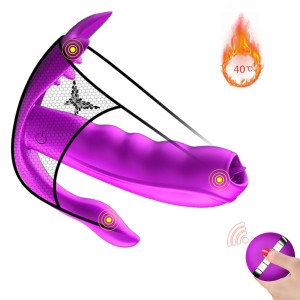 Stymulator wibrator łechtaczki 7 trybów, funkcja grzania - wodoodporny - 3