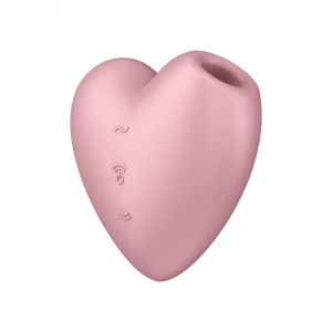 Satisfyer Cutie Heart - wibrator soniczny serduszko różowy