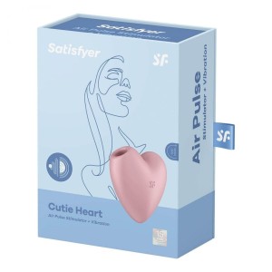 Satisfyer Cutie Heart - wibrator soniczny serduszko różowy - 4