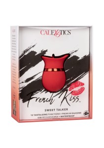 French Kiss wibrator łechtaczki 12 funkcji – czerwony - 2