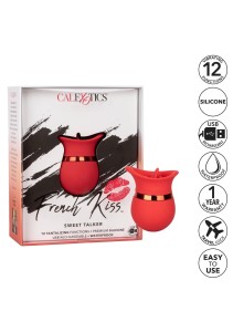 French Kiss wibrator łechtaczki 12 funkcji – czerwony - 4